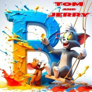 FULL COLOR WOODEN ENGRAVING SOUVENIRS LETTHER -B-  "CLASSIC CARTOON"COD/ALOVA380